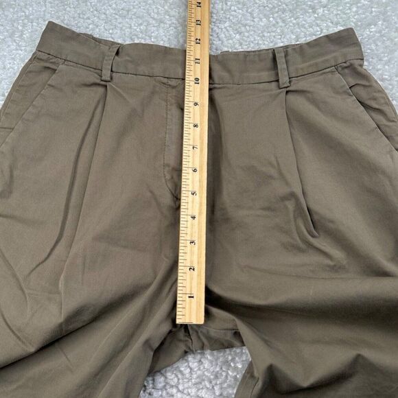 Everlane Slouchy Chino Pleated Pant Brown - Picture 10 of 11